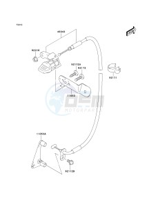 KSF 400 A [FX400] (A6F) A6F drawing REVERSE LOCK