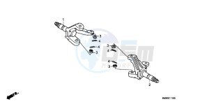 TRX250TEB drawing KNUCKLE