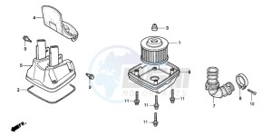 C90ST 70 drawing AIR CLEANER