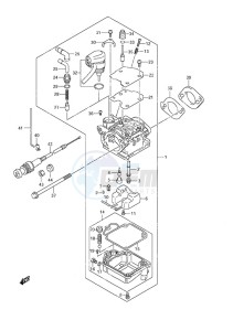 DF 9.9A drawing Carburetor Non-Remote Control