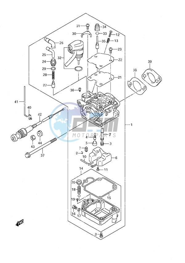 Carburetor Non-Remote Control