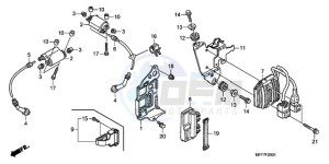 XL700VA9 UK - (E / ABS MKH SPC) drawing IGNITION COIL