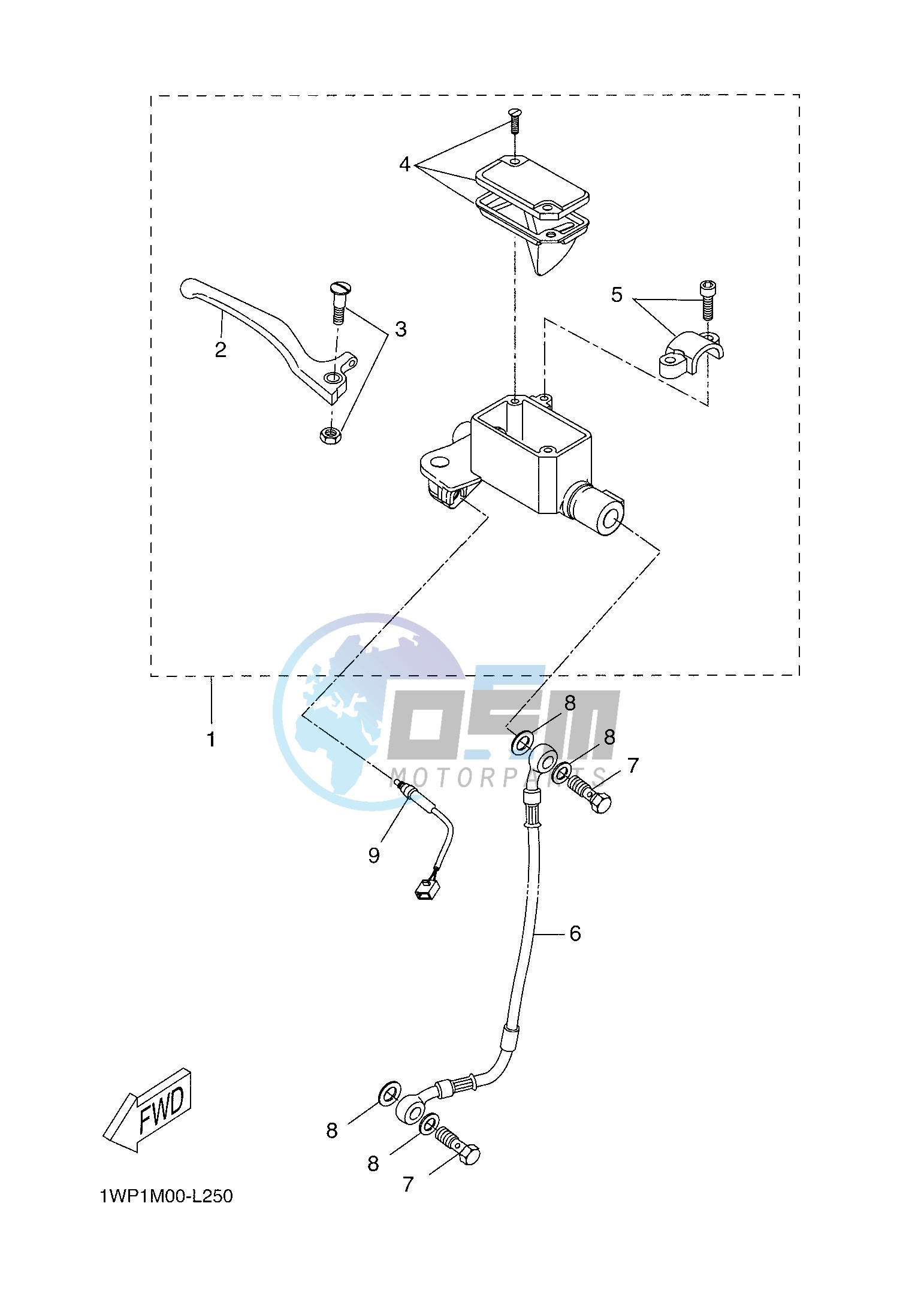 FRONT MASTER CYLINDER