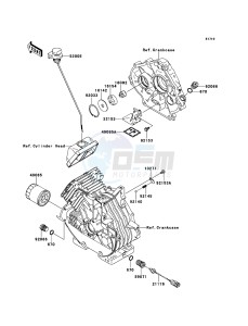 MULE_610_4X4 KAF400AFF EU drawing Oil Pump