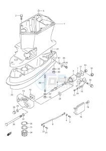 DF 60 drawing Driveshaft Housing