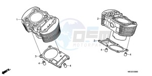 VT750C9 Ireland - (EK / MK) drawing CYLINDER