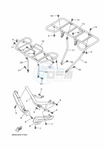 YFM700FWAD GRIZZLY 700 EPS (BLTH) drawing GUARD