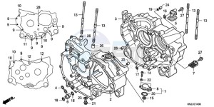 TRX500FAA Australia - (U) drawing CRANKCASE