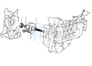 Runner VX-VXR 125-180 125 drawing Crankshaft