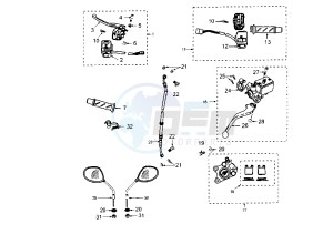 LOOXOR TSDI - 50 cc drawing BRAKE SYSTEM