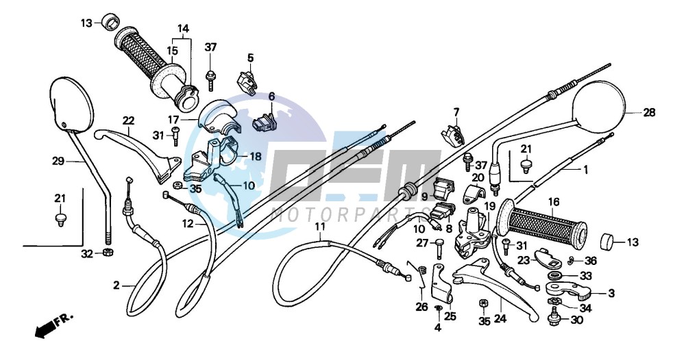 HANDLE LEVER/SWITCH/CABLE