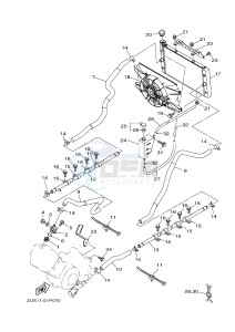 YXC700E VIKING VI EPS (2US9) drawing RADIATOR & HOSE