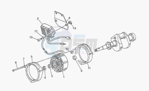 V 75 750 PA Nuovo Tipo PA Nuovo Tipo drawing ducati Ignition