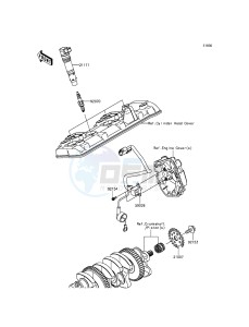 NINJA ZX-10R ZX1000JFF FR XX (EU ME A(FRICA) drawing Ignition System