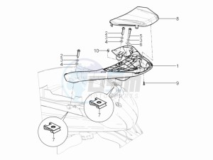 Beverly 350 4t 4v ie e3 ( USA - ca ) USA_CAL drawing Rear luggage rack