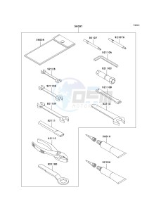 EN 500 C [VULCAN 500 LTD] (C6F-C9F) C9F drawing OWNERS TOOLS