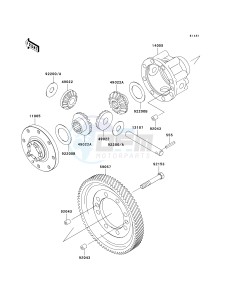 KAF 950 F [MULE 4010 DIESEL 4X4] (F9F-FAF) F9F drawing DIFFERENTIAL