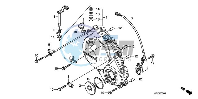 RIGHT CRANKCASE COVER (CBR600RR9,A/RA9,A)