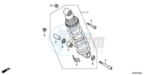 VTR2509 Europe Direct - (ED / LL) drawing REAR CUSHION