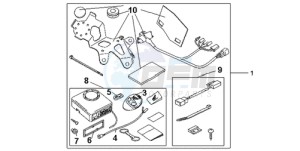 CBR600RR9 U / MME drawing AVERTO ALARM KIT