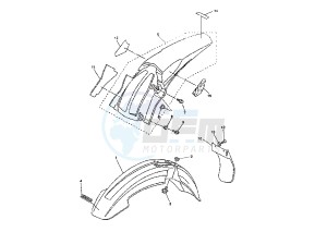 YZ F 250 drawing FENDER