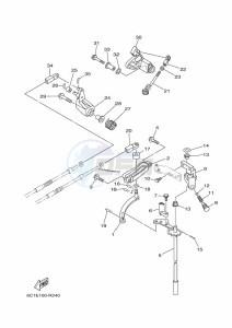 F50HET drawing THROTTLE-CONTROL