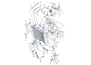 YZF R6 600 drawing RADIATOR-HOSE