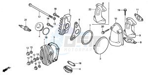 TRX90 drawing CYLINDER HEAD COVER