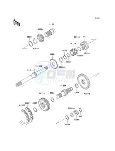 KAF 620 F MULE 3020 TURF (F1-F3) MULE 3020 TURF drawing TRANSMISSION