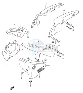 VL250 (E19) drawing FRAME COVER