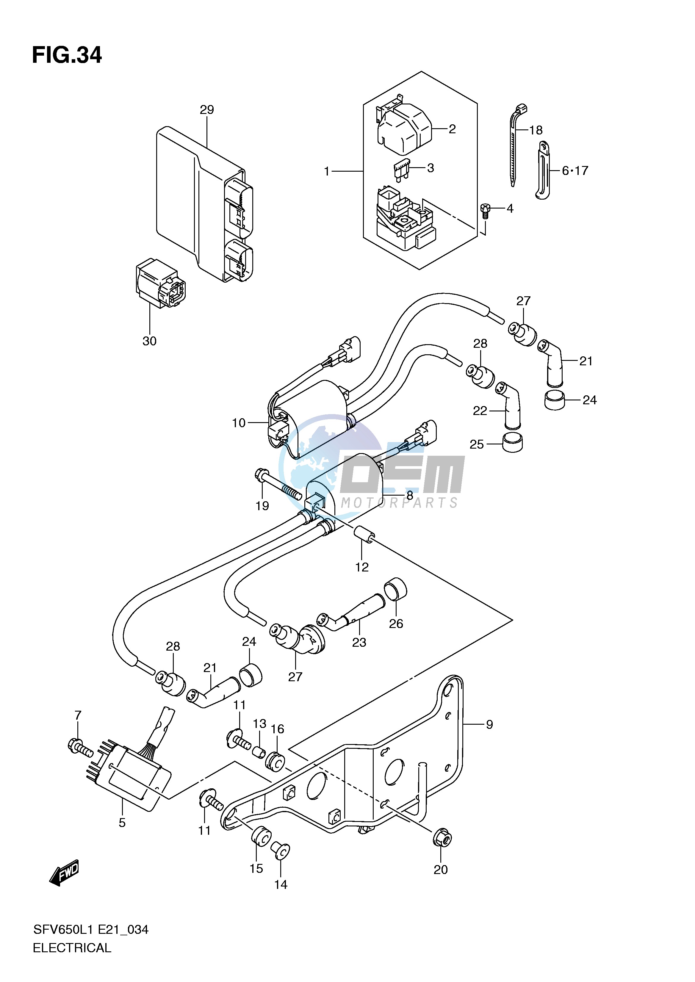 ELECTRICAL (SFV650UL1 E21)