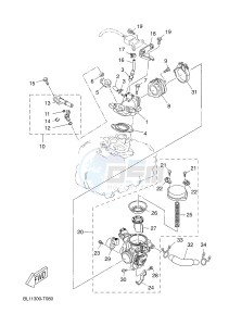 YP400RA EVOLIS 400 ABS (BL12) drawing INTAKE