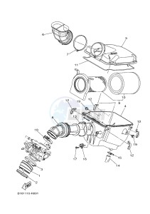 YFM700FWAD GRIZZLY 700 (2UDD) drawing INTAKE