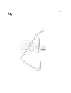 KX250F KX250T6F EU drawing Stand(s)