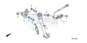 CB600F9 Spain - (SP / 25K) drawing STAND