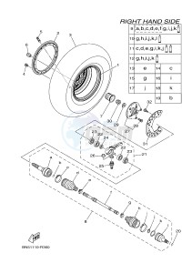 YXE700ES YXE70WPSH WOLVERINE R-SPEC EPS SE (BN56) drawing FRONT WHEEL 2