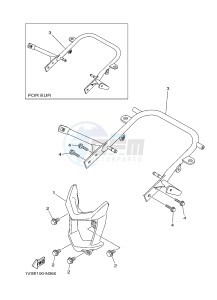 YFM700R YFM700RSE RAPTOR 700 SPECIAL EDITION (1VSE 1VSF) drawing GUARD