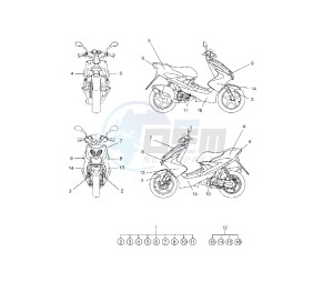 YQ AEROX 50 drawing GRAPHIC 1BX5 55