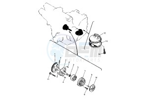 FZR R 600 drawing OIL PUMP