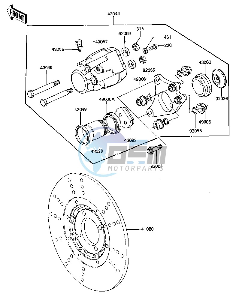 FRONT BRAKE -- KZ440-D2_D3_D4- -