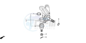 TRX350TM RANCHER S drawing KNUCKLE (1)