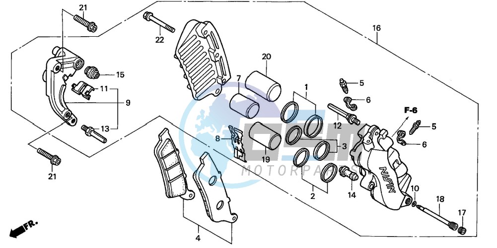 FRONT BRAKE CALIPER