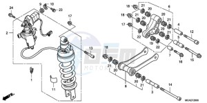 GL18009 NZ / AB NAV - (NZ / AB NAV) drawing REAR CUSHION