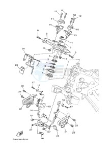 MTM850 MTM-850 XSR900 (B908) drawing STEERING