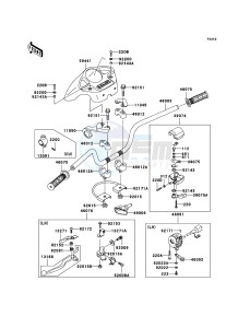 KVF360 KVF360B8F EU drawing Handlebar