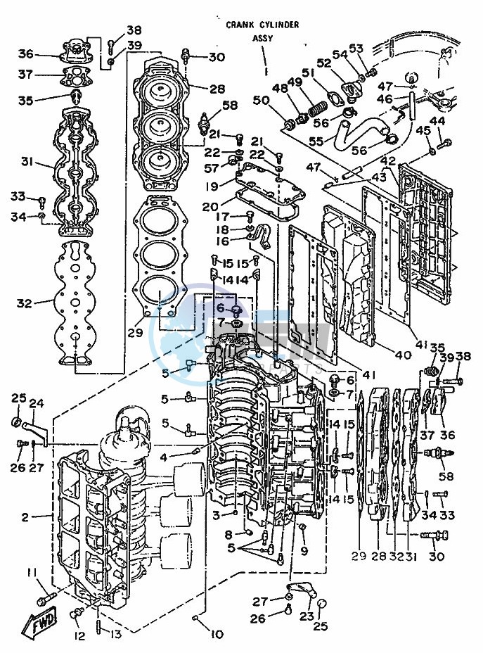 CYLINDER--CRANKCASE