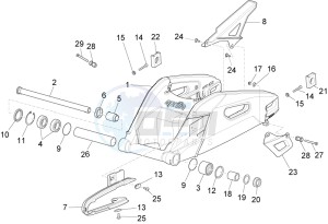 RSV4 1000 Racing Factory L.E. USA-CND (NAFTA) drawing Swing arm