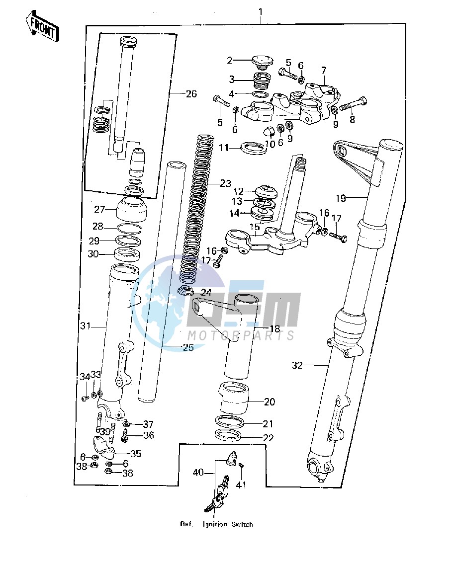 FRONT FORK -- KZ1000-A2_A2A- -