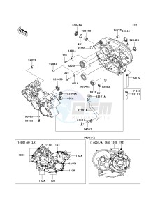 KVF 700 A [PRAIRIE 700 4X4] (A1-A2) [PRAIRIE 700 4X4] drawing CRANKCASE