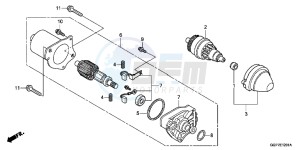 NSC50T2E NSC50T2E UK - (E) drawing STARTING MOTOR (MITSUBA)